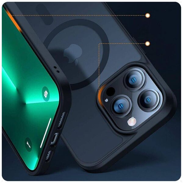 Case APPLE IPHONE 15 PRO MAX Tech-Protect Magmat MagSafe Titanium 9319456606553