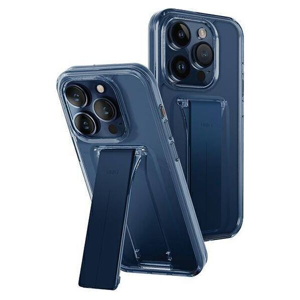 Case APPLE IPHONE 15 PRO UNIQ Heldro Mount with Stand blue 8886463685556