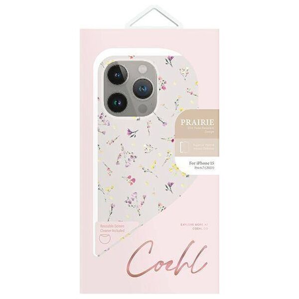 Original Case APPLE IPHONE 15 PRO MAX UNIQ Coehl Prairie beige 8886463686904