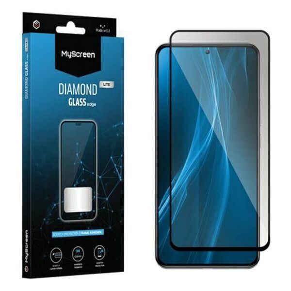 Tempered Glass XIAOMI REDMI 12 4G MyScreen Diamond Glass Edge Full Glue Lite black 5904433225311