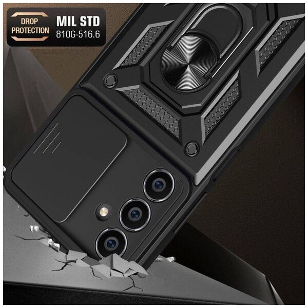 Case SAMSUNG GALAXY S23 FE Tech-Protect Camshield Pro black 9319456607048
