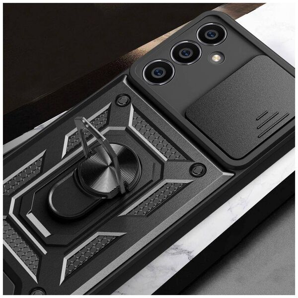 Case SAMSUNG GALAXY S23 FE Tech-Protect Camshield Pro black 9319456607048