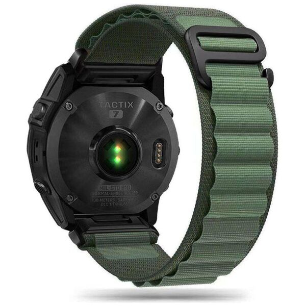 Strap for GARMIN FENIX 3 / 5X / 3HR / 5X PLUS / 6X / 6X PRO / 7X Tech-Protect Nylon Pro green 9319456607765