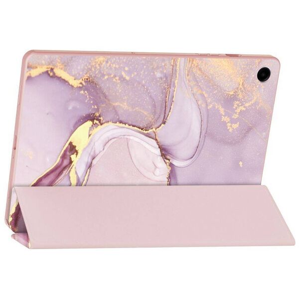Case SAMSUNG GALAXY TAB A9+ 11.0 Tech-Protect SmartCase Marble pink 9319456607833