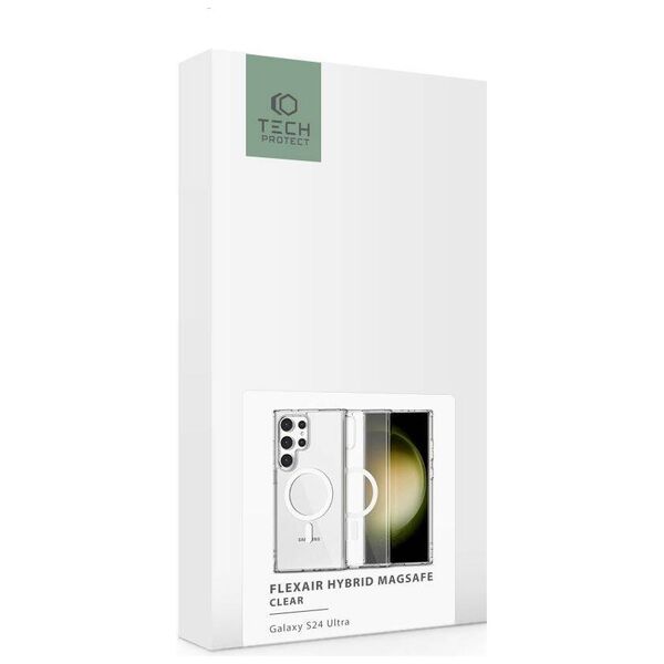 Case SAMSUNG GALAXY S24 ULTRA Tech-Protect FlexAir Hybrid MagSafe transparent 5906203690503