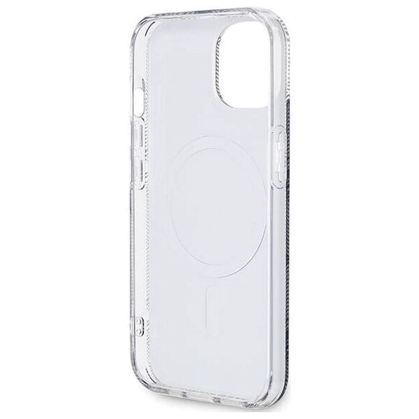 Original Case IPHONE 13 / 14 / 15 Guess hardcase IML GCube MagSafe (GUHMP15SHGCUSTGK) black 3666339221843