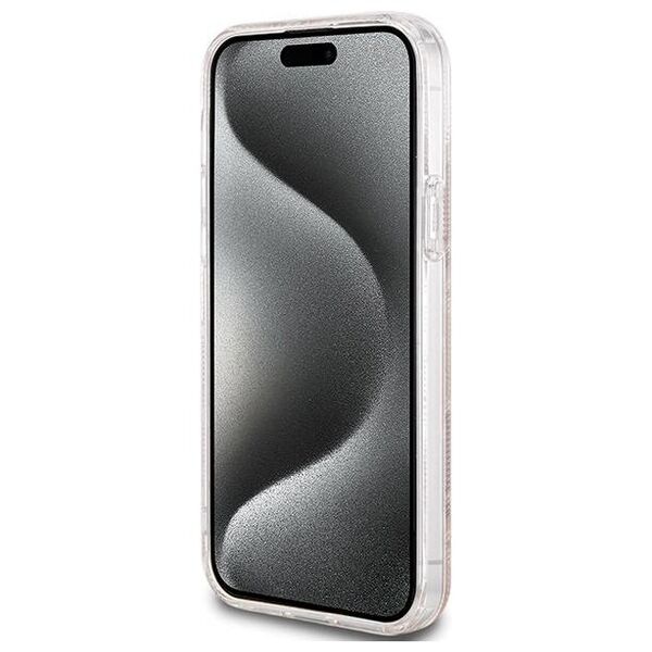 Original Case IPHONE 13 / 14 / 15 Guess hardcase IML GCube MagSafe (GUHMP15SHGCUSTGW) brown 3666339222123