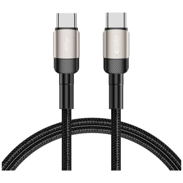 Cable USB Type - USB Type C PD100W / 5A 1m Tech-Protect UltraBoost EVO titanium 5906203690633