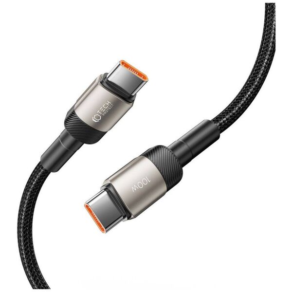 Cable USB Type - USB Type C PD100W / 5A 1m Tech-Protect UltraBoost EVO titanium 5906203690633