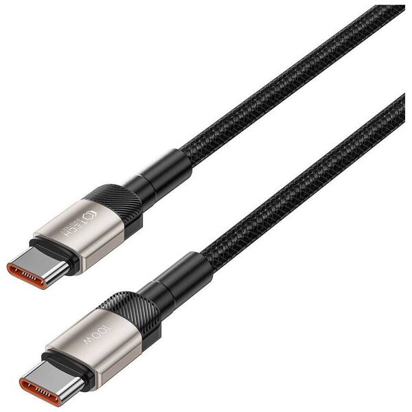Cable USB Type - USB Type C PD100W / 5A 2m Tech-Protect UltraBoost EVO titanium 5906203690640