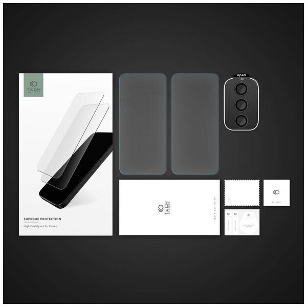 Tempered Glass SAMSUNG GALAXY A35 5G Tech-Protect Supreme Set Clear 5906203691876