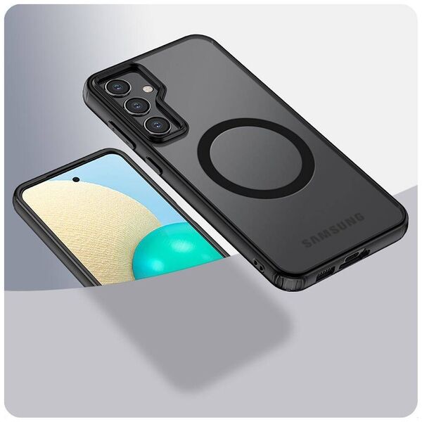 Case SAMSUNG GALAXY A55 5G Tech-Protect Magmat MagSafe Matte black 5906203692255