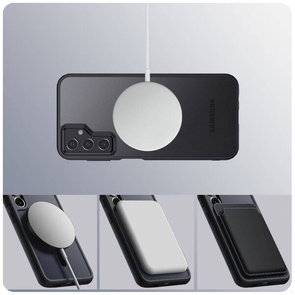 Case SAMSUNG GALAXY A55 5G Tech-Protect Magmat MagSafe Matte black 5906203692255