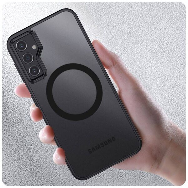 Case SAMSUNG GALAXY A55 5G Tech-Protect Magmat MagSafe Matte black 5906203692255