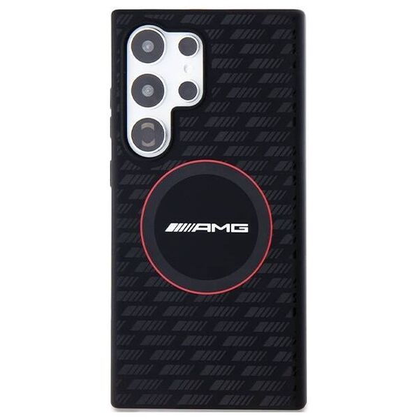 Original Case SAMSUNG GALAXY S24 ULTRA AMG Hardcase Silicone Carbon Pattern (AMHMS24L23SMRK) black 3666339241742