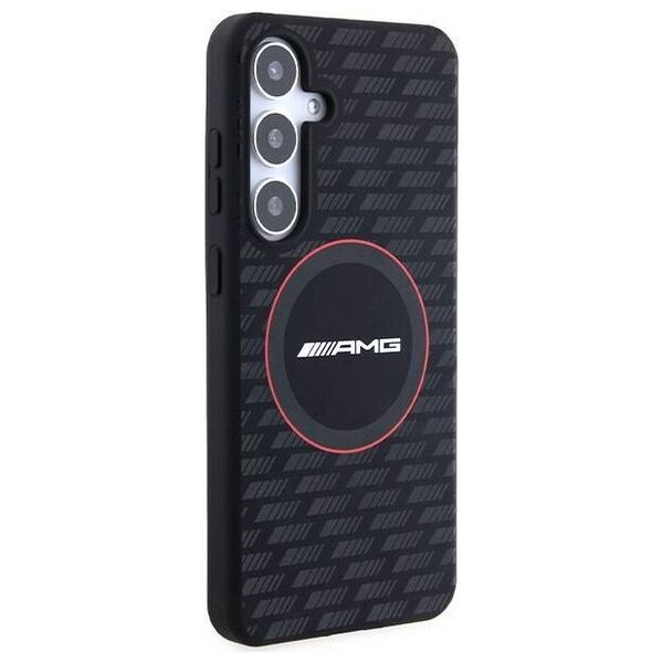 Original Case SAMSUNG GALAXY S24+ AMG Hardcase Silicone Carbon Pattern MagSafe (AMHMS24M23SMRK) black 3666339241735