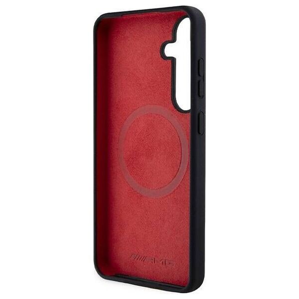 Original Case SAMSUNG GALAXY S24+ AMG Hardcase Silicone Carbon Pattern MagSafe (AMHMS24M23SMRK) black 3666339241735