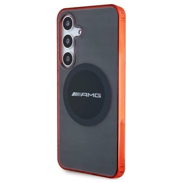 Original Case SAMSUNG GALAXY S24 AMG Hardcase Transparent Bicolor MagSafe (AMHMS24S23HBCK) black 3666339246716