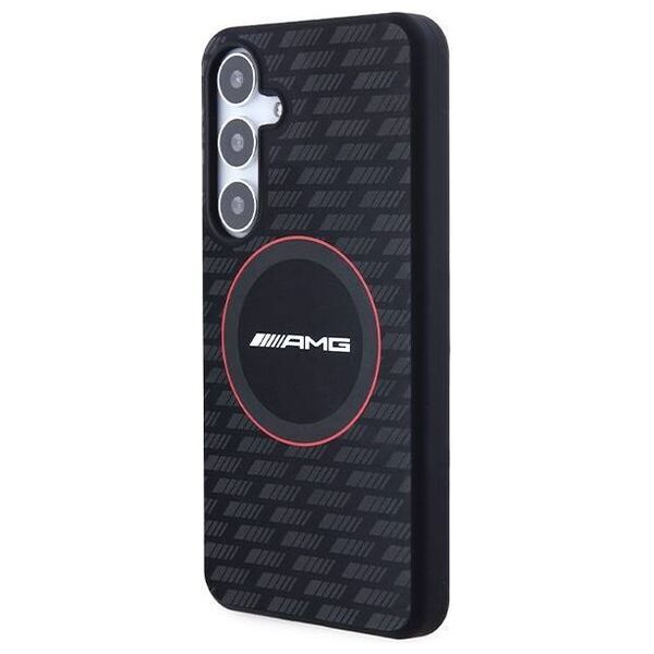 Original Case SAMSUNG GALAXY S24 AMG Hardcase Silicone Carbon Pattern MagSafe (AMHMS24S23SMRK) black 3666339241728