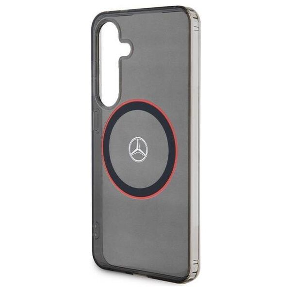 Original Case SAMSUNG GALAXY S24 Mercedes Hardcase Double Layer W/ Red MagSafe (MEHMS24S23HUORK) black 3666339246181