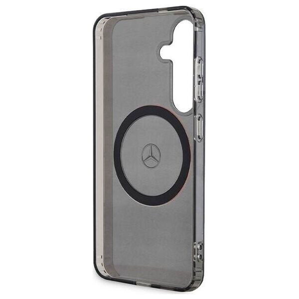 Original Case SAMSUNG GALAXY S24 Mercedes Hardcase Double Layer W/ Red MagSafe (MEHMS24S23HUORK) black 3666339246181