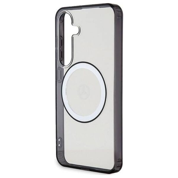Original Case SAMSUNG GALAXY S24 Mercedes Hardcase Printed Logo MagSafe (MEHMS24S23HUOKC) transparent 3666339242800