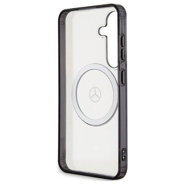 Original Case SAMSUNG GALAXY S24 Mercedes Hardcase Printed Logo MagSafe (MEHMS24S23HUOKC) transparent 3666339242800