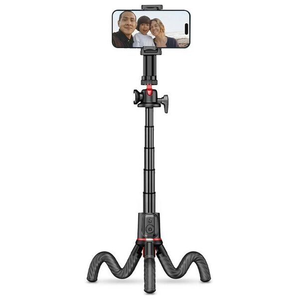 Selfie Stick Tripod Flexible Bluetooth Tech-Protect L07S black 5906203691258