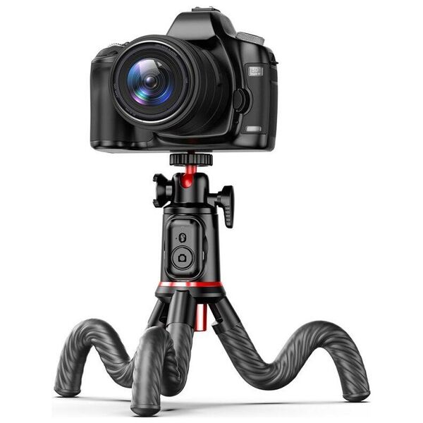 Selfie Stick Tripod Flexible Bluetooth Tech-Protect L07S black 5906203691258