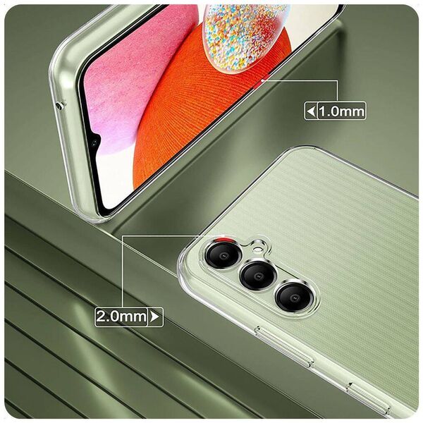 Case MOTOROLA MOTO G34 5G Tech-Protect FlexAir Crystal transparent 5906203691432