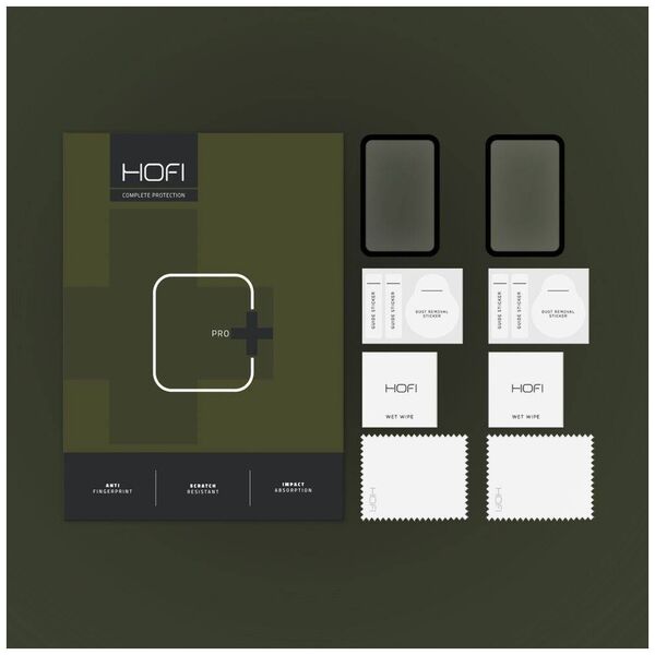 Hybrid Glass SAMSUNG GALAXY FIT 3 Hofi Hybrid Pro+ 2-pack black 5906302308033