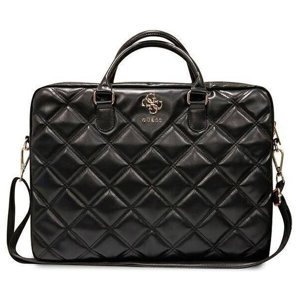 Bag LAPTOP 16" Guess Quilted 4G (GUCB15ZPSQSSGK) black 3666339210939