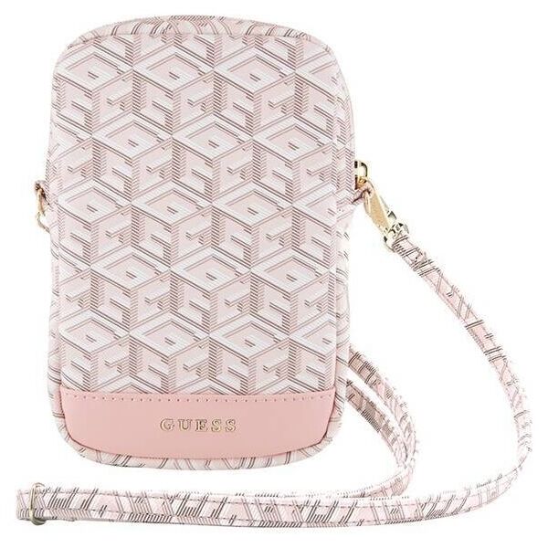 Bag Guess Zip GCube Bottom Stripe (GUWBZPGCSPGP) pink 3666339210670