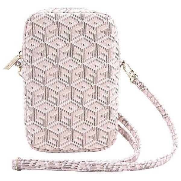 Bag Guess Zip GCube Bottom Stripe (GUWBZPGCSPGP) pink 3666339210670