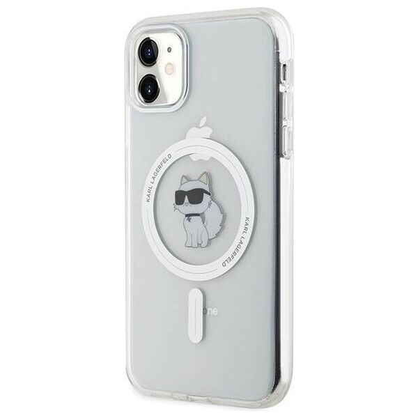Original Case IPHONE 11 Karl Lagerfeld Hardcase IML Choupette MagSafe (KLHMN61HFCCNOT) transparent 3666339162313