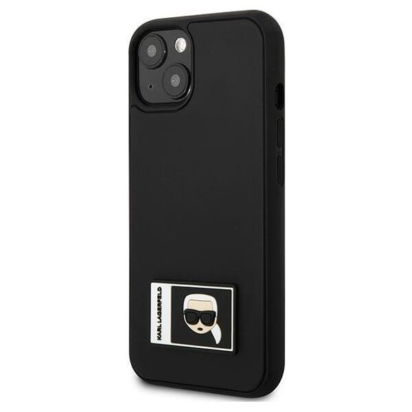 Karl Lagerfeld case for iPhone 13 KLHCP13M3DKPK black hard case Iconic Karl's Head 3666339049652