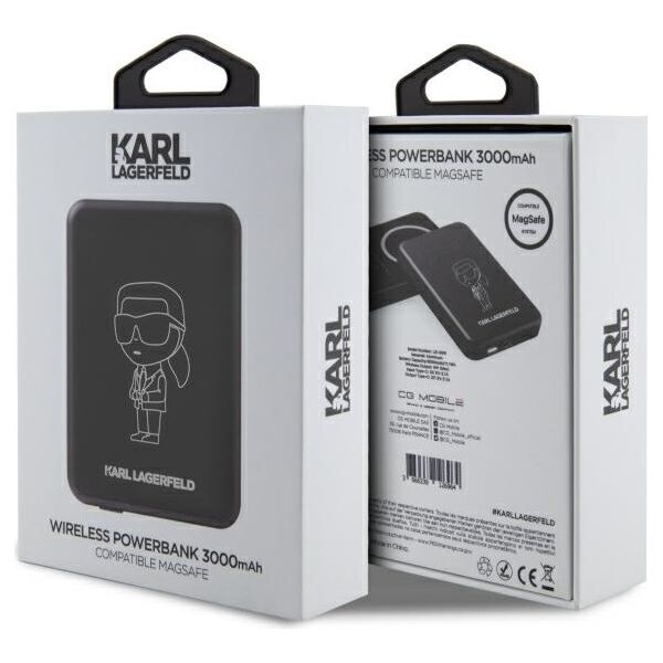 Karl Lagerfeld power bank 3K IK Outline NFT black 3666339126964