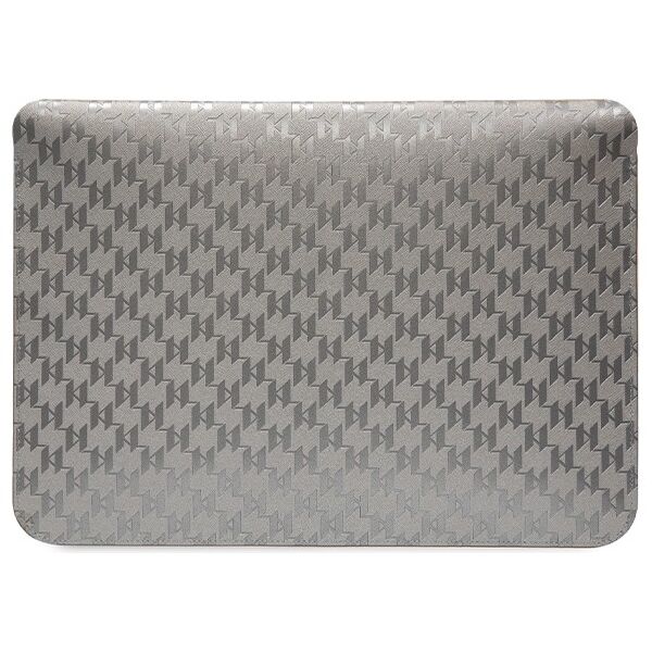 Karl Lagerfeld sleeve KLCS14SAKHPKG 14” silver Sleeve Mono Saffiano Ikonik 3666339170547