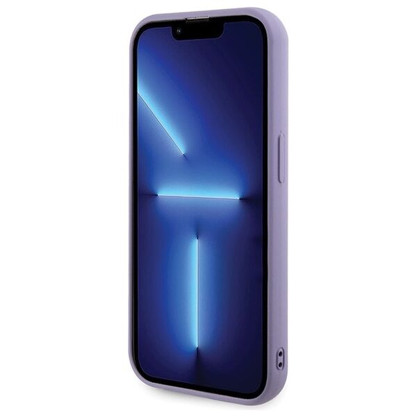 Guess case for iPhone 15 Pro 6,1&quot; GUHCP15LPSFDGSU purple HC Sequin Script Metal 3666339176242