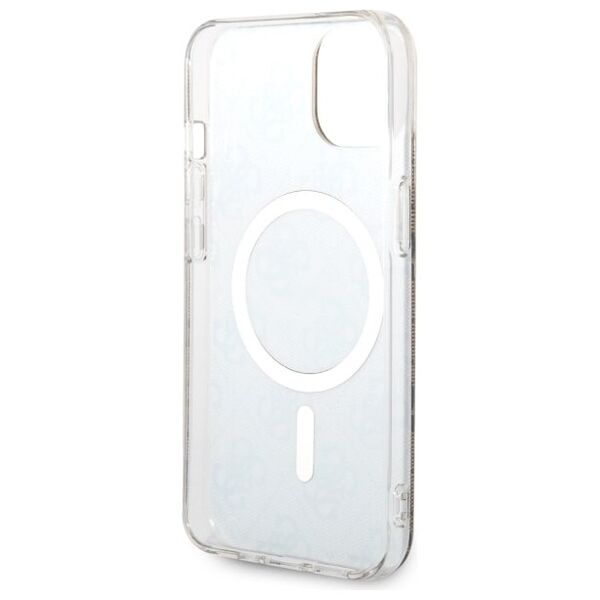 Guess case for iPhone 14 Plus 6,7&quot; GUHMP14MH4STW brown hardcase Magsafe IML 4G 3666339127213