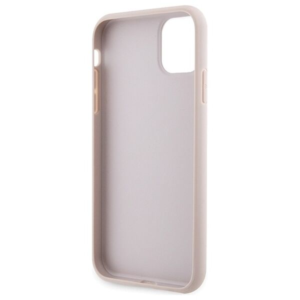Guess case for iPhone 11 GUHCN61P4SNP pink HC 4G Stripe 3666339170127