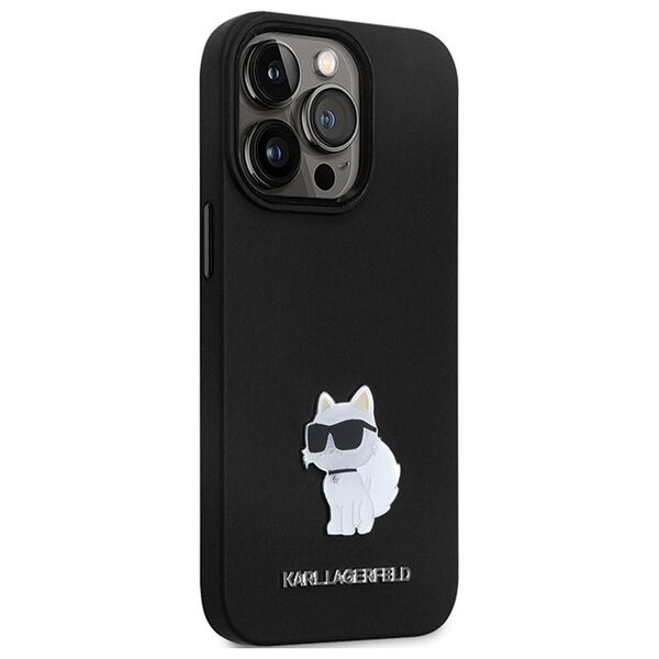 Karl Lagerfeld case for iPhone 13 Pro 6,1&quot; KLHCP13LSMHCNPK black HC Silicone C Metal Pin 3666339166298
