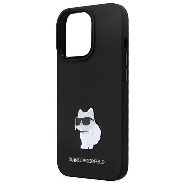 Karl Lagerfeld case for iPhone 13 Pro 6,1&quot; KLHCP13LSMHCNPK black HC Silicone C Metal Pin 3666339166298