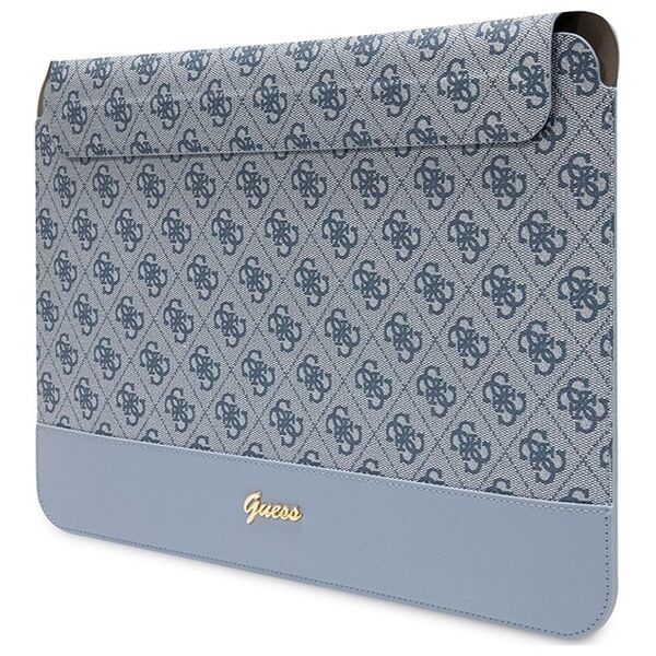 Guess bag for laptop 14&quot; GUCS14PS4SGW blue Comp Sleeve U 4G Stripe Metal Logo 3666339110857