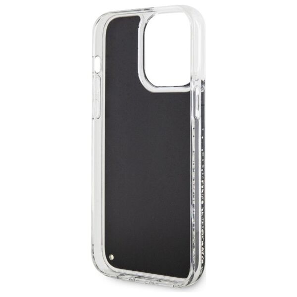 Guess case for iPhone 14 Pro Max 6,7&quot; GUHCP14XLCSGSGK black hard case Liquid Glitter Marble 3666339127305