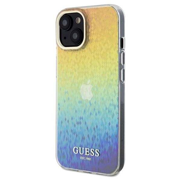 Guess case for  iPhone 14 6,1&quot; GUHCP14SHDECMI HC IML FACETED MIRROR DISCO IRIDESCENT 3666339172275
