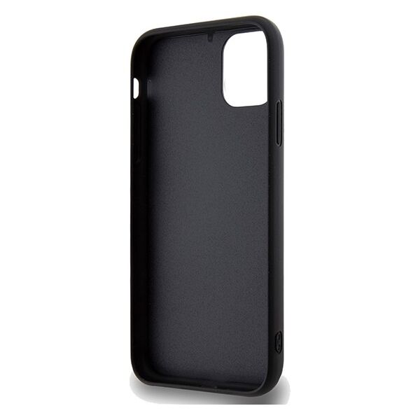 Guess case for  iPhone 11 GUHCN61PSFDGSK HC SEQUIN SCRIPT METAL BLACK 3666339172770