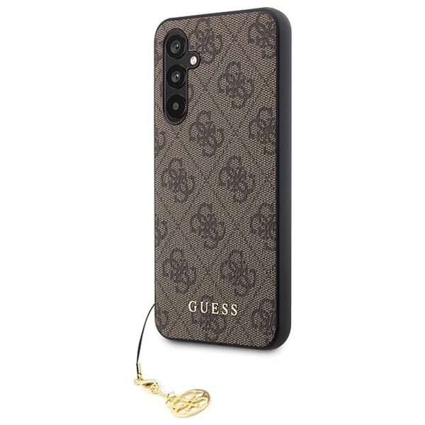 Guess case for Samsung Galaxy S23 FE GUHCS23FEGF4GBR GUESS HC PU 4G CHARM BROWN 3666339218607