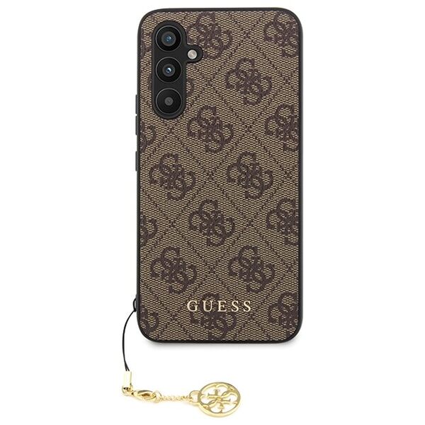 Guess case for Samsung Galaxy S23 FE GUHCS23FEGF4GBR GUESS HC PU 4G CHARM BROWN 3666339218607