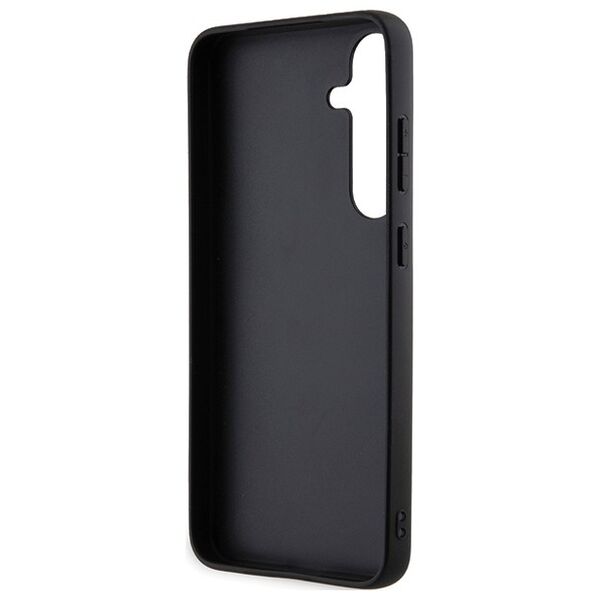 Karl Lagerfeld case for Samsung Galaxy S24 KLHCS24SGSAKCPK black HC GRIPSTAND SAFFIANO KC PINS 3666339242145